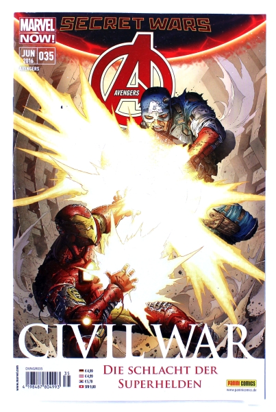 Avengers Secret Wars Comic Nr. 35: Die Schlacht der Superhelden von Panini